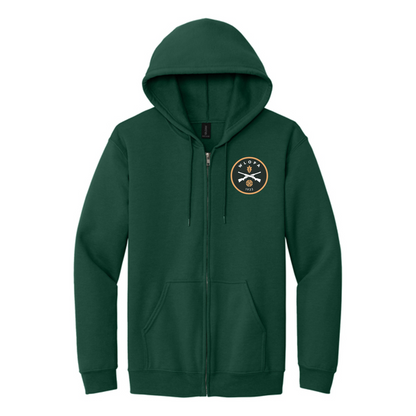 WLOPA Gun Club: 18600 Gildan Heavy Blend Full-Zip Hooded Sweatshirt
