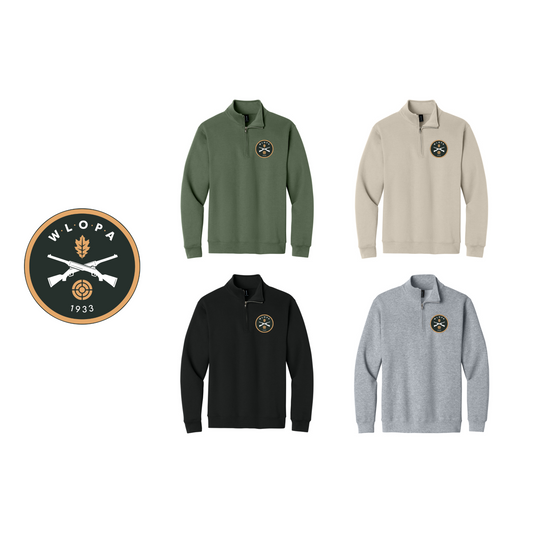 WLOPA Gun Club: 18810 Gildan Heavy Blend 1/4-Zip Sweatshirt