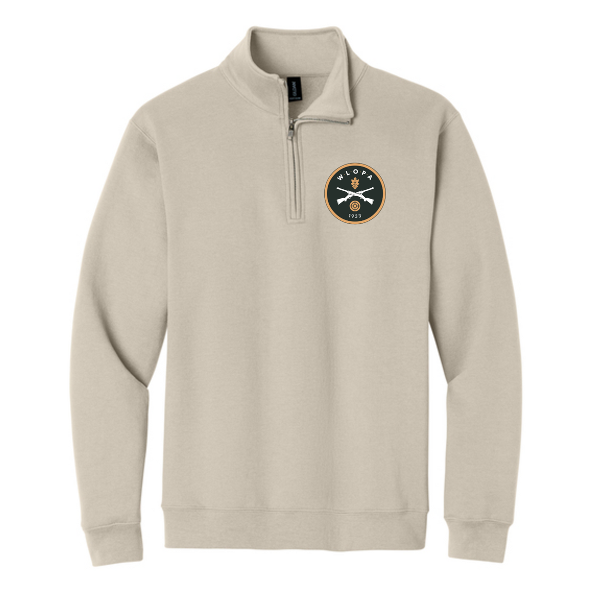 WLOPA Gun Club: 18810 Gildan Heavy Blend 1/4-Zip Sweatshirt