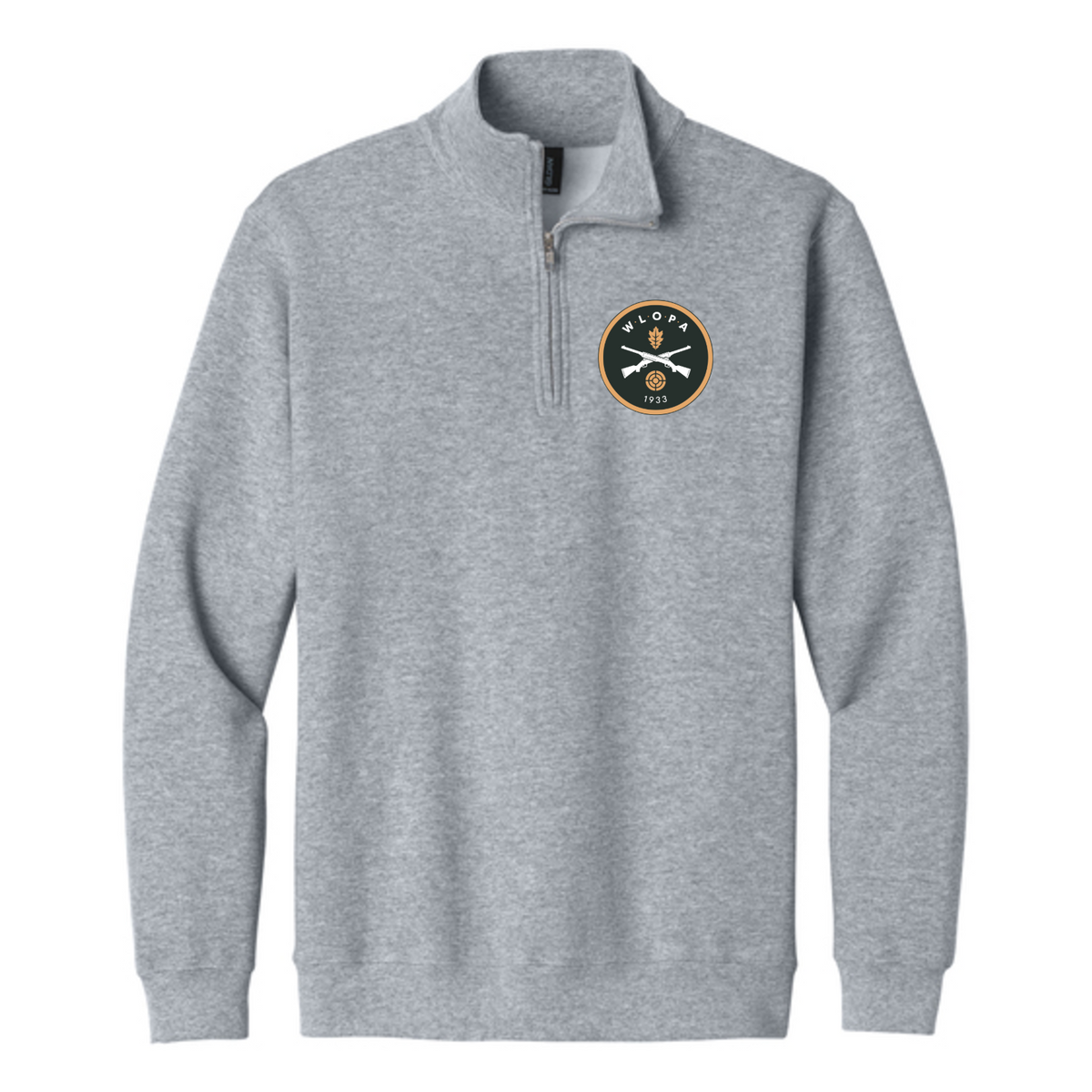 WLOPA Gun Club: 18810 Gildan Heavy Blend 1/4-Zip Sweatshirt