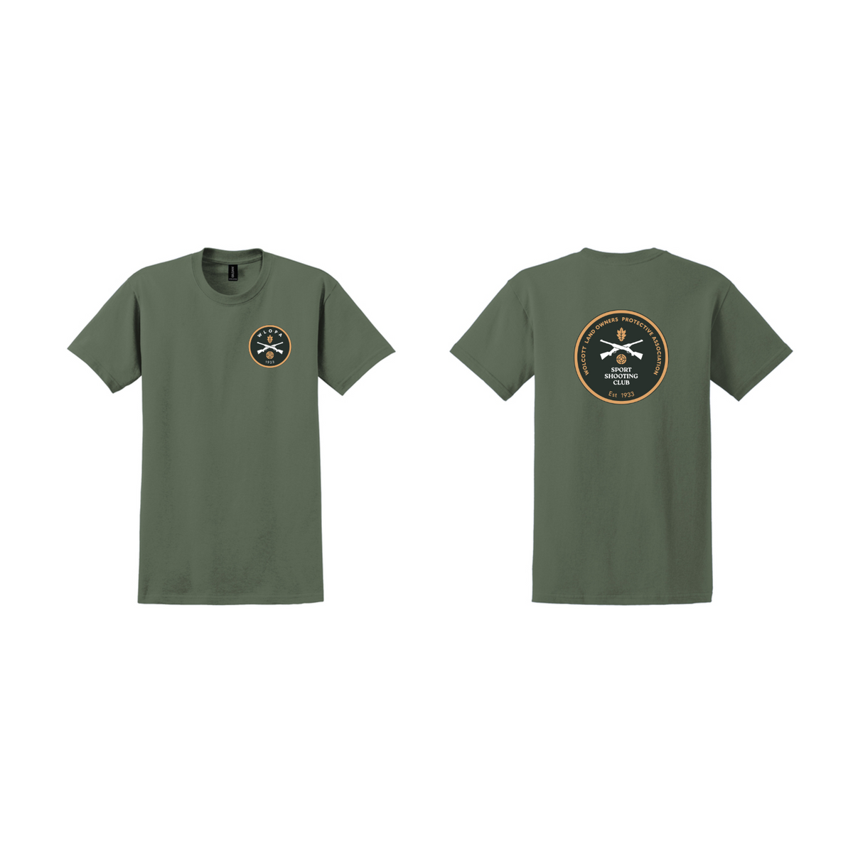 WLOPA Gun Club: 2000 Gildan Ultra Cotton 100% US Cotton T-Shirt