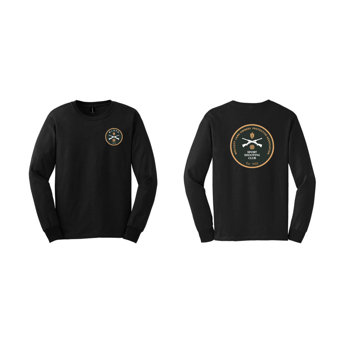 WLOPA Gun Club: G2400 Gildan Ultra Cotton 100% US Cotton Long Sleeve T-Shirt