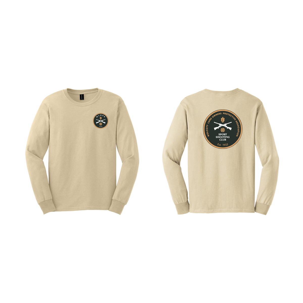 WLOPA Gun Club: G2400 Gildan Ultra Cotton 100% US Cotton Long Sleeve T-Shirt