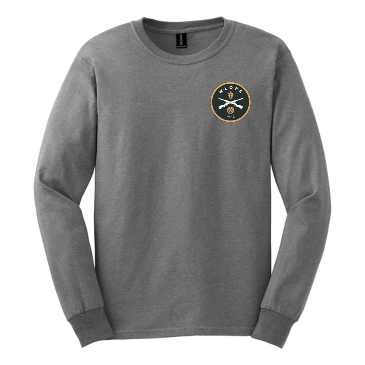 WLOPA Gun Club: G2400 Gildan Ultra Cotton 100% US Cotton Long Sleeve T-Shirt