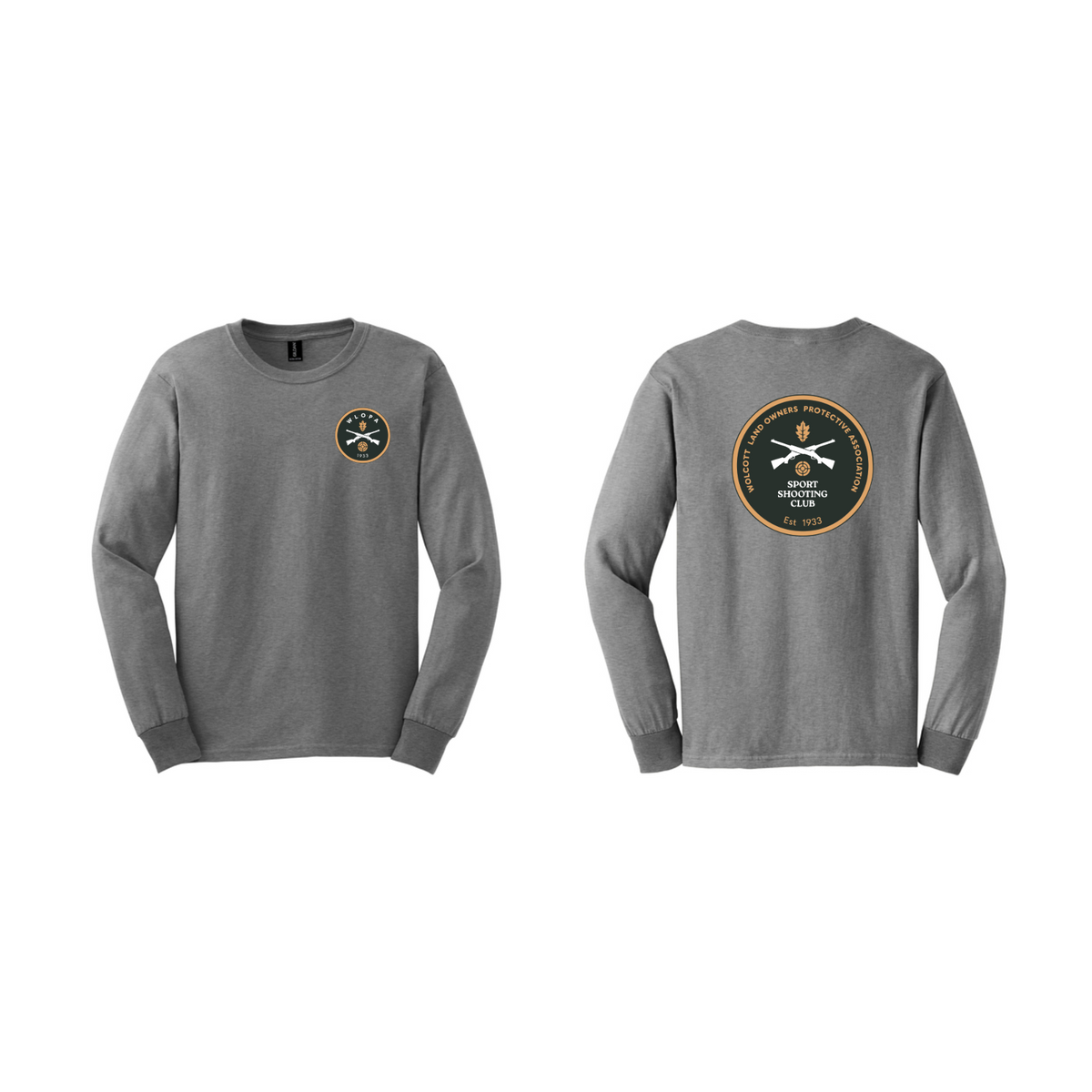 WLOPA Gun Club: G2400 Gildan Ultra Cotton 100% US Cotton Long Sleeve T-Shirt
