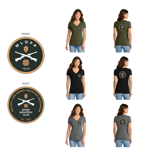 WLOPA Gun Club: LPC330V Port & Co Tri-Blend V-Neck Tee