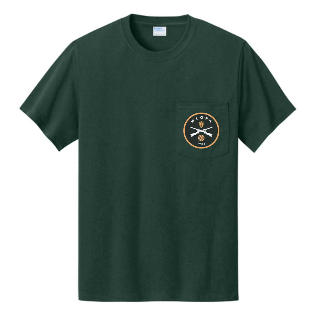 WLOPA Gun Club: PC61P Port & Co Essential Pocket Tee