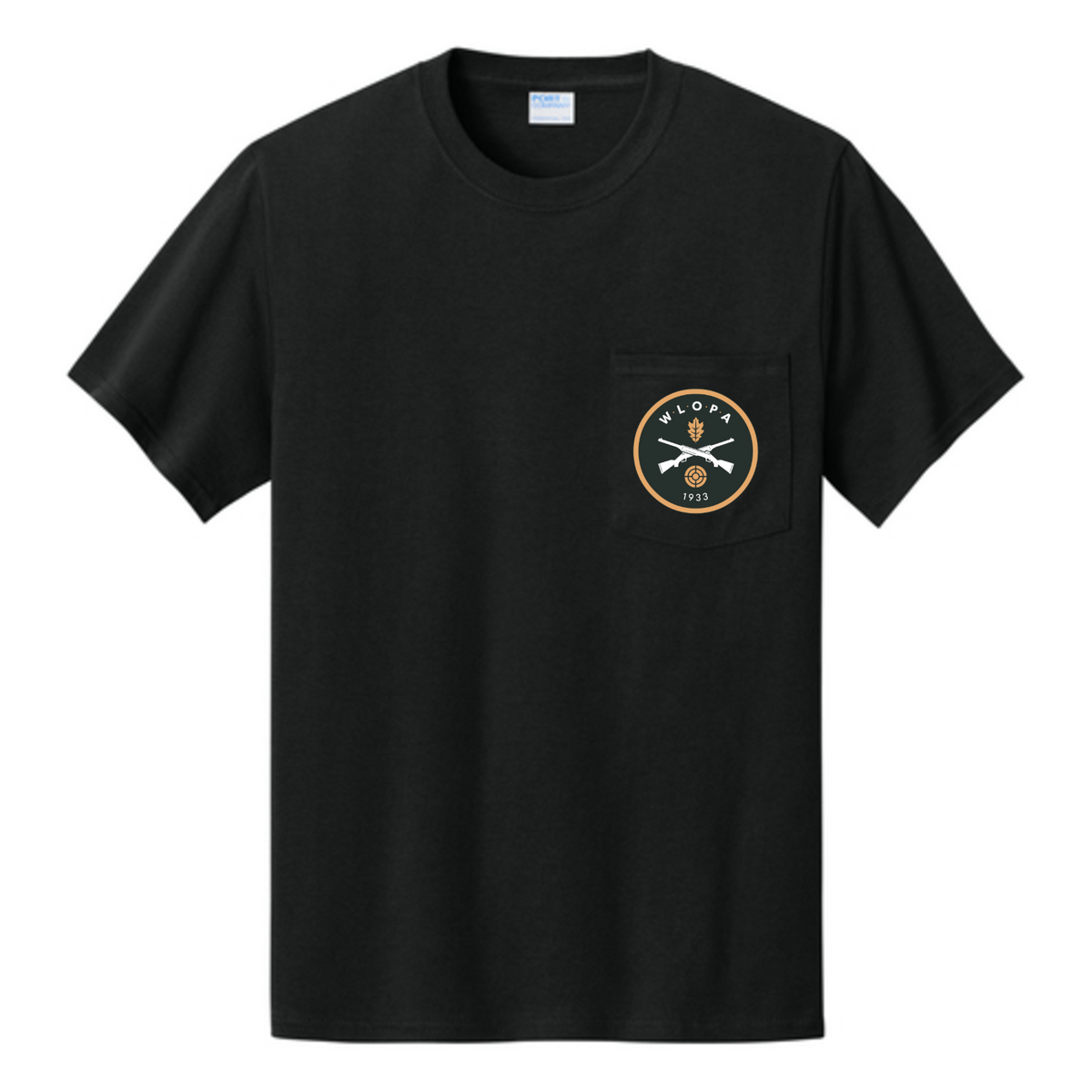 WLOPA Gun Club: PC61P Port & Co Essential Pocket Tee