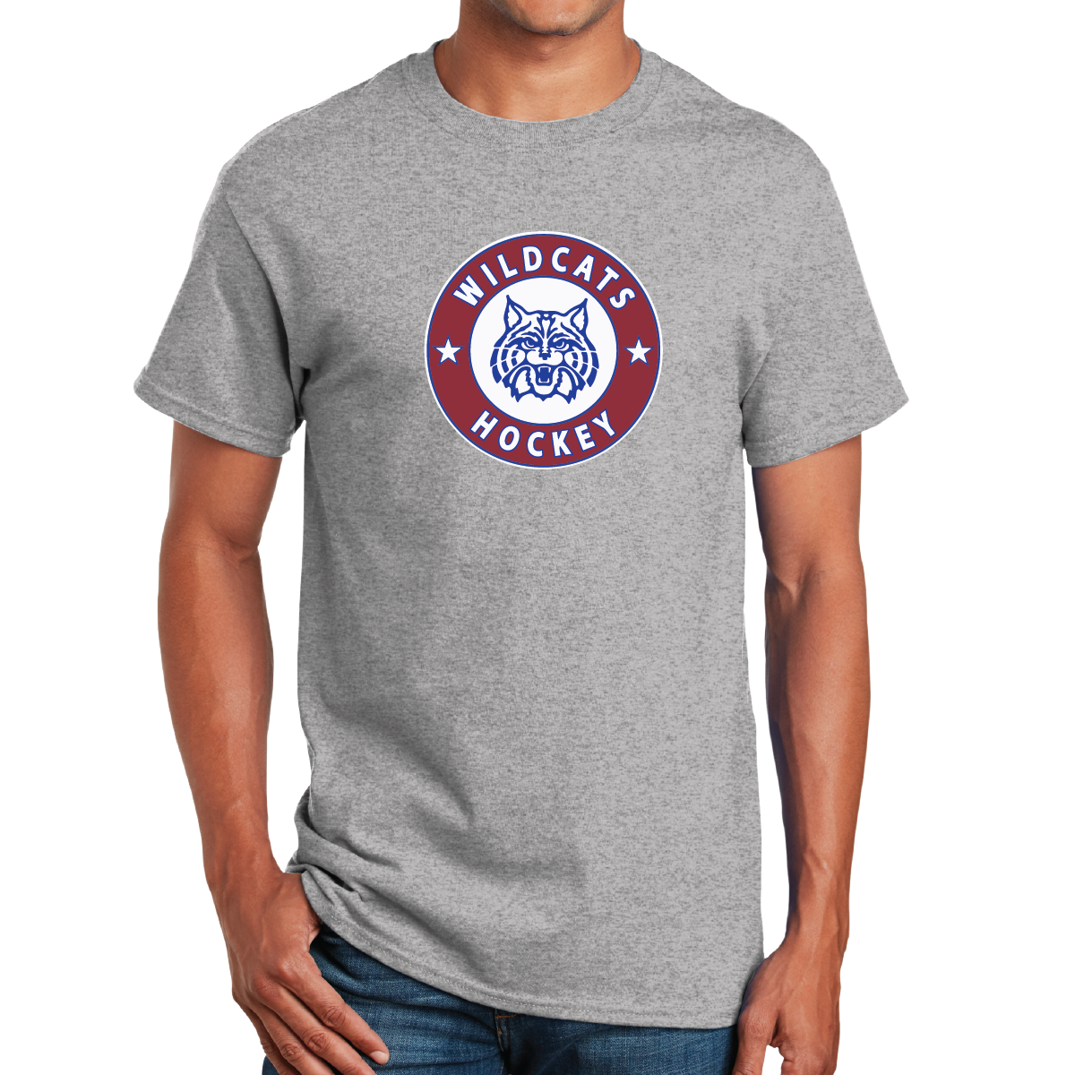 Wildcats Hockey Cotton Tee