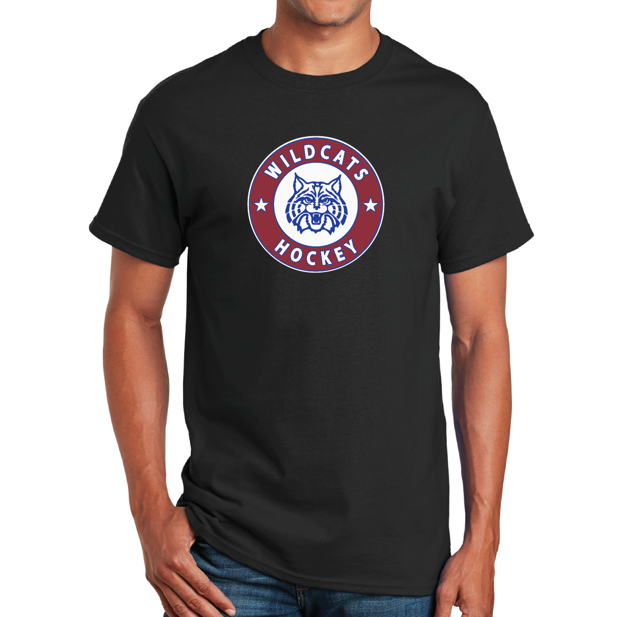 Wildcats Hockey Cotton Tee