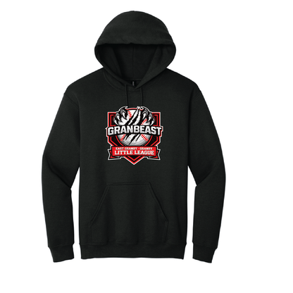 Granbeast: Gildan Hooded Pullover. 18500 (Choose Logo Design)