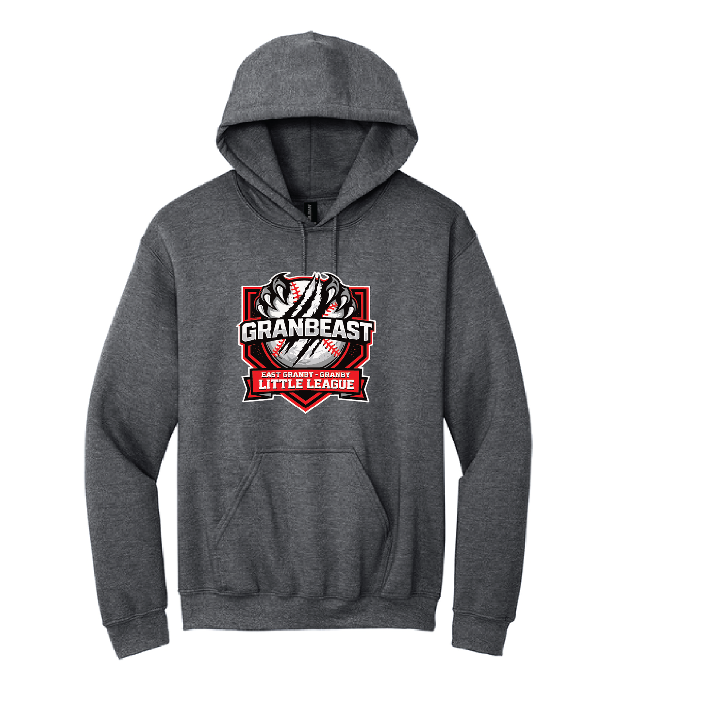 Granbeast: Gildan Hooded Pullover. 18500 (Choose Logo Design)