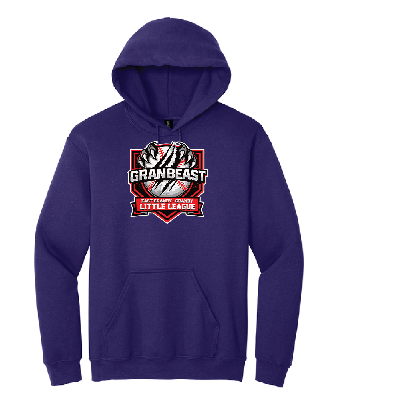 Granbeast: Gildan Hooded Pullover. 18500 (Choose Logo Design)