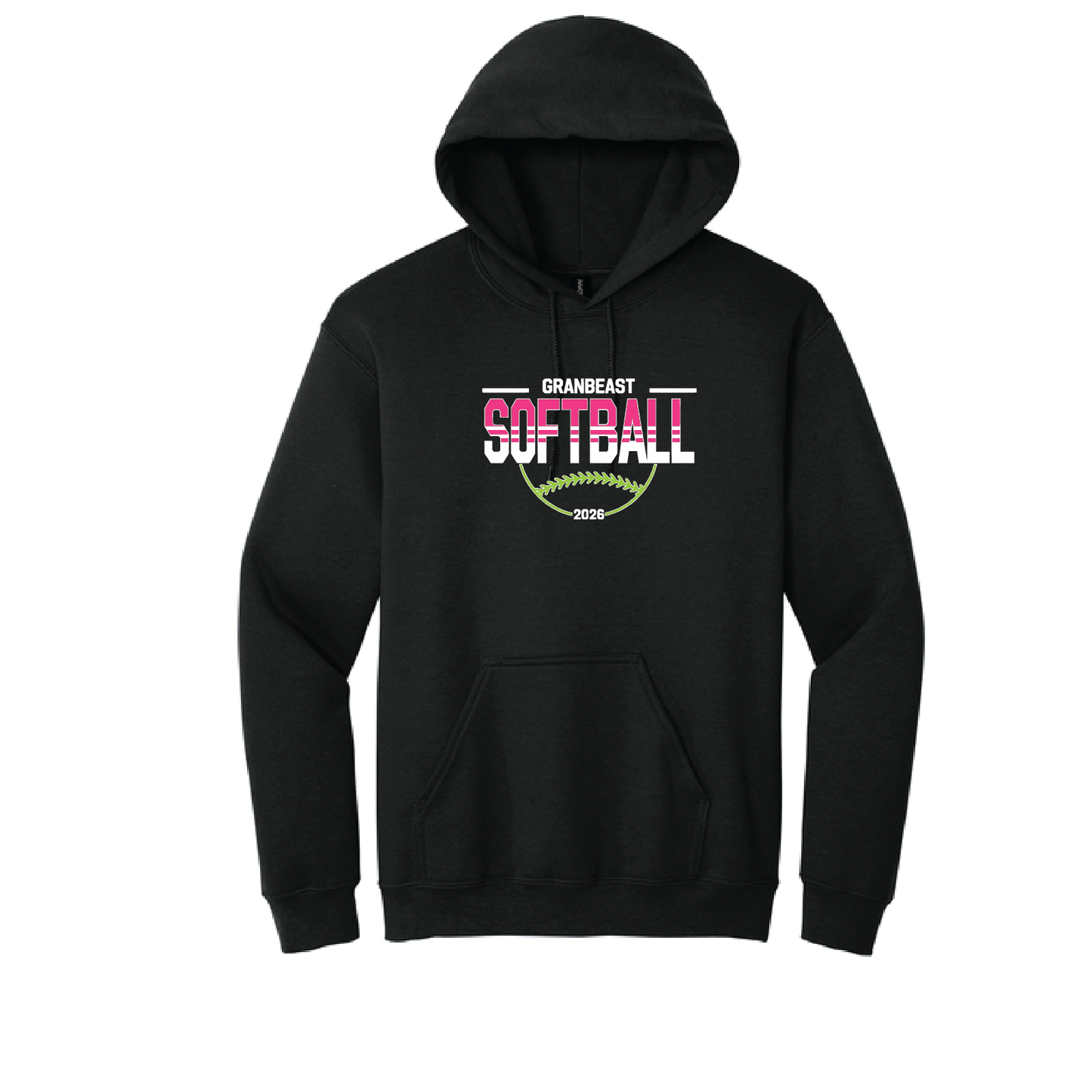 Granbeast: Gildan Hooded Pullover. 18500 (Choose Logo Design)