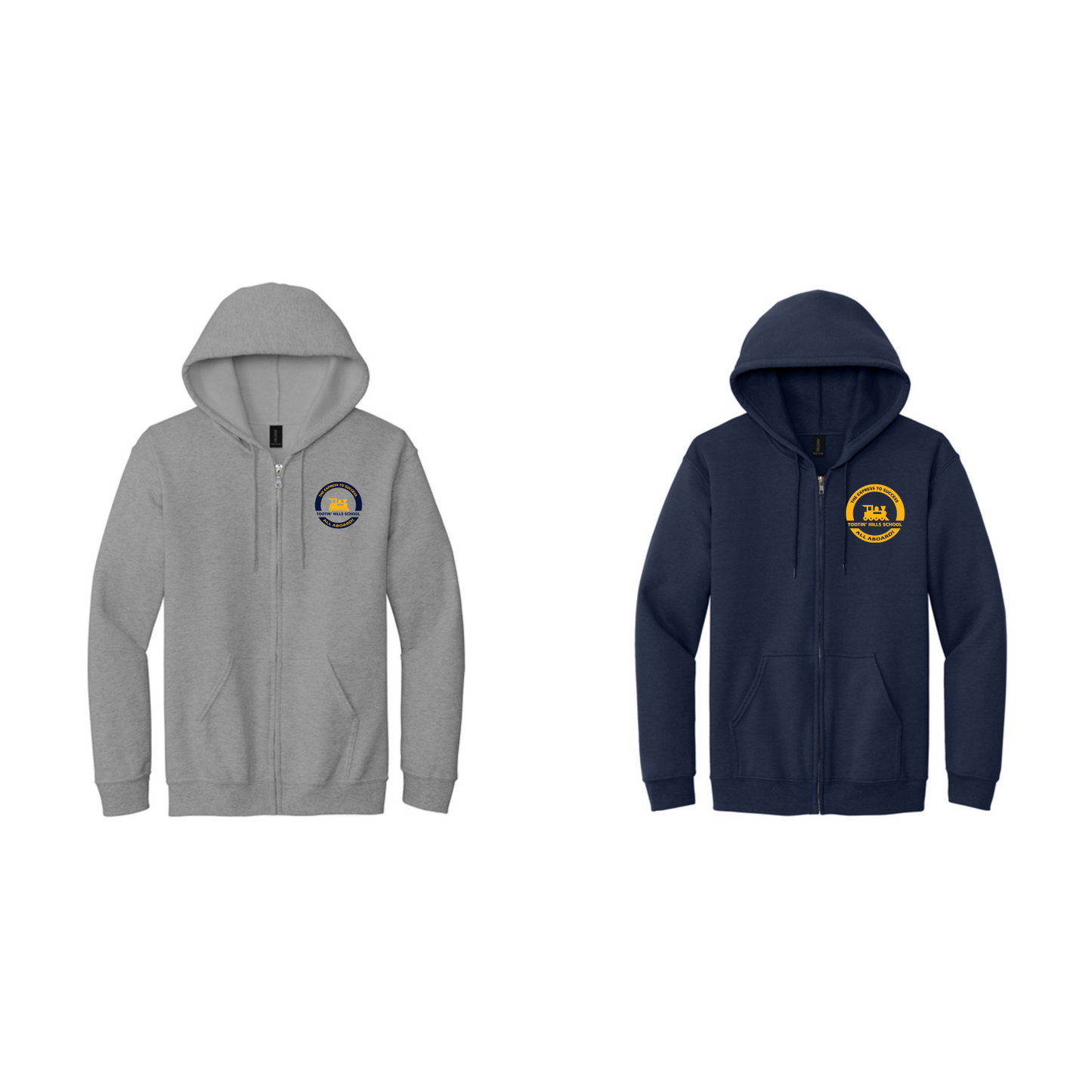 Tootin Hills: 18600 Full Zip Hooded Sweatshirt