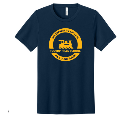 Tootin Hills: Men BC3413 & Women BC6413Bella & Canvas Triblend Tee