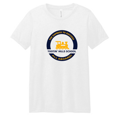 Tootin Hills: Men BC3413 & Women BC6413Bella & Canvas Triblend Tee