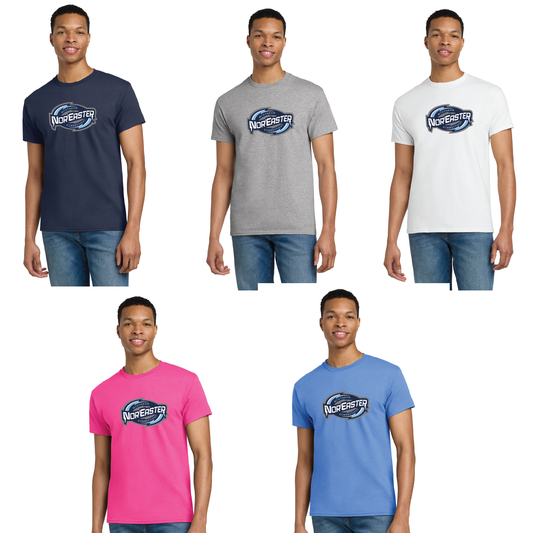 Noreaster Hockey: Cotton T-Shirt with Logo Youth & Adult Sizes