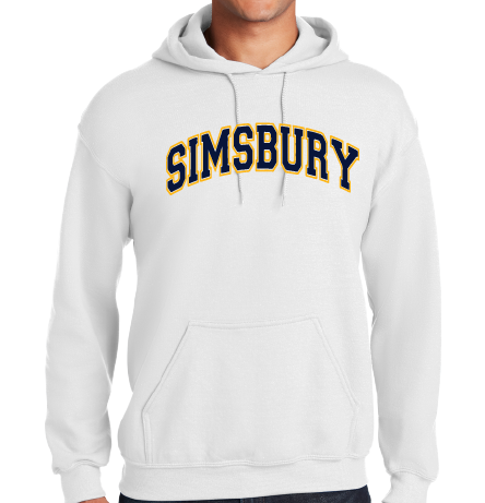 Hooded Sweatshirt Gildan 50/50: Simsbury Arched 2 Color