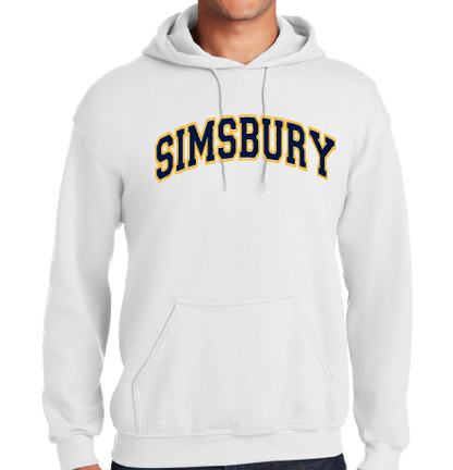 Hooded Sweatshirt Gildan 50/50: Simsbury Arched 2 Color