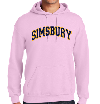 Hooded Sweatshirt Gildan 50/50: Simsbury Arched 2 Color