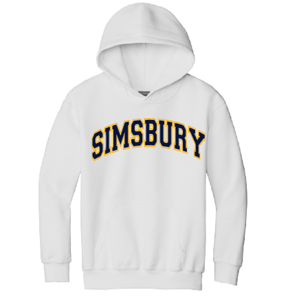 Hooded Sweatshirt Gildan 50/50: Simsbury Arched 2 Color