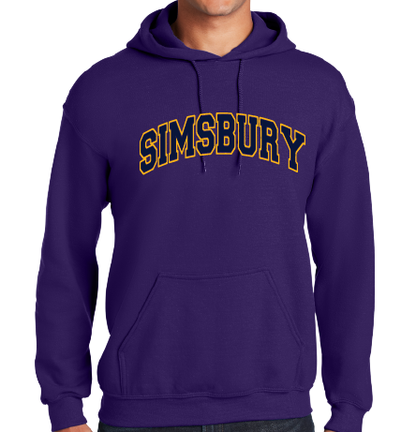 Hooded Sweatshirt Gildan 50/50: Simsbury Arched 2 Color