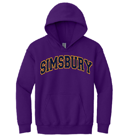 Hooded Sweatshirt Gildan 50/50: Simsbury Arched 2 Color