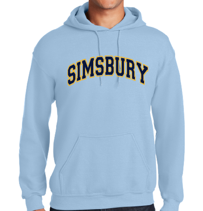 Hooded Sweatshirt Gildan 50/50: Simsbury Arched 2 Color