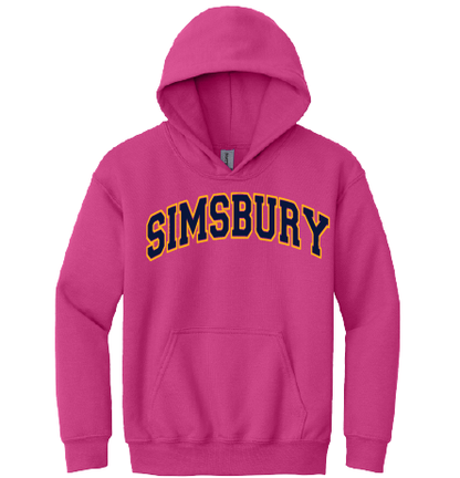 Hooded Sweatshirt Gildan 50/50: Simsbury Arched 2 Color